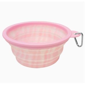Collapsible Pet Travel Bowl nwt pink